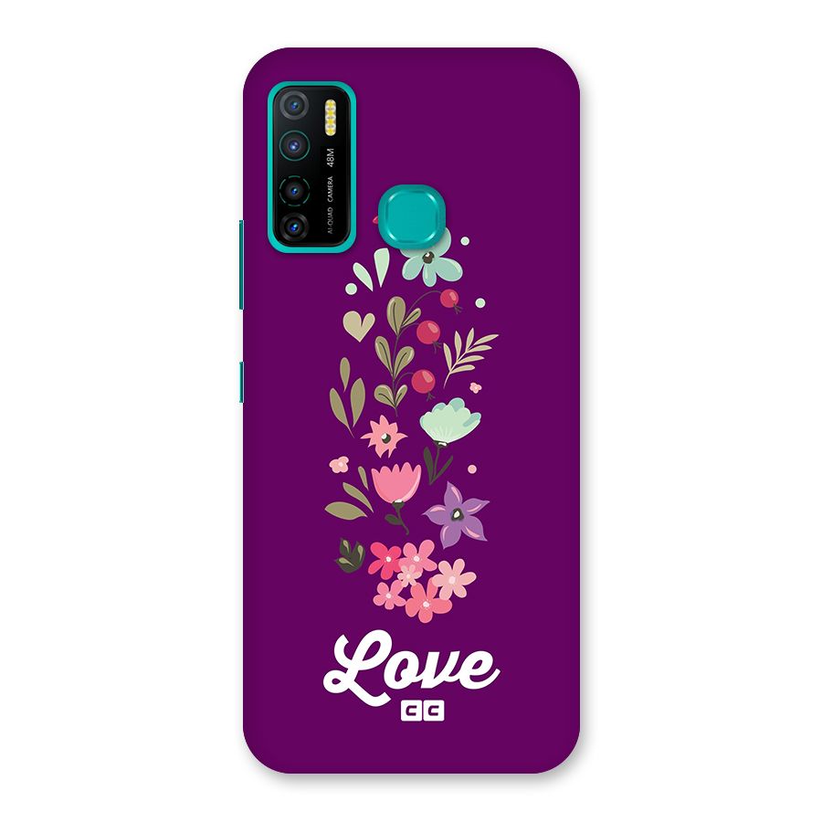 Floral Love Back Case for Infinix Hot 9 Pro