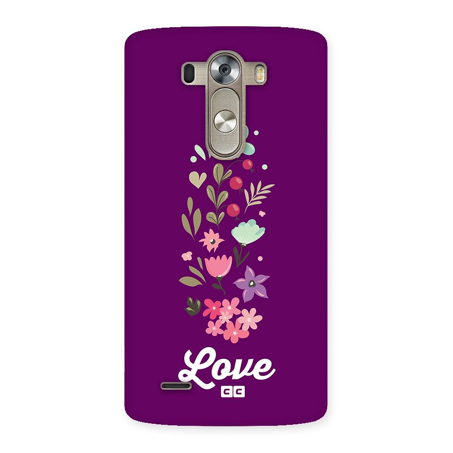 Floral Love Back Case for LG G3