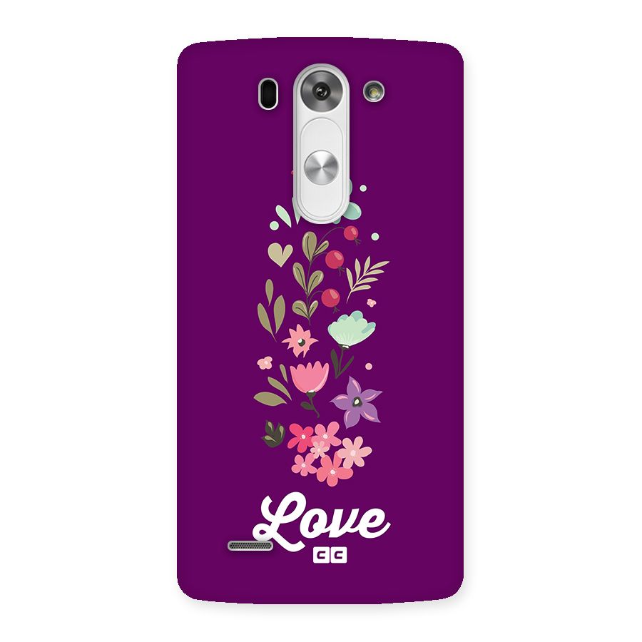 Floral Love Back Case for LG G3 Mini