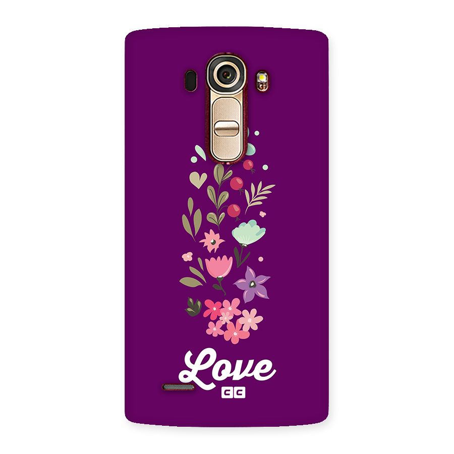 Floral Love Back Case for LG G4