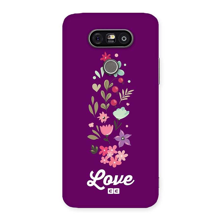 Floral Love Back Case for LG G5