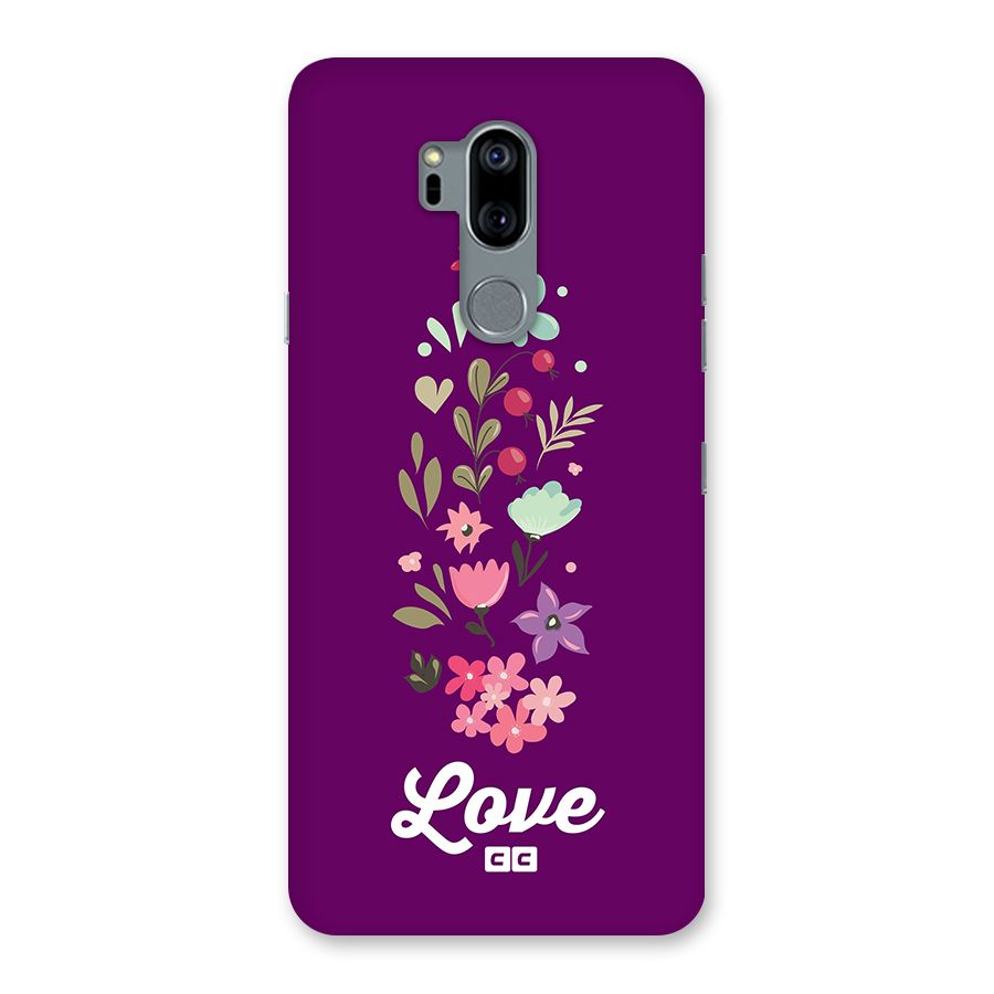 Floral Love Back Case for LG G7
