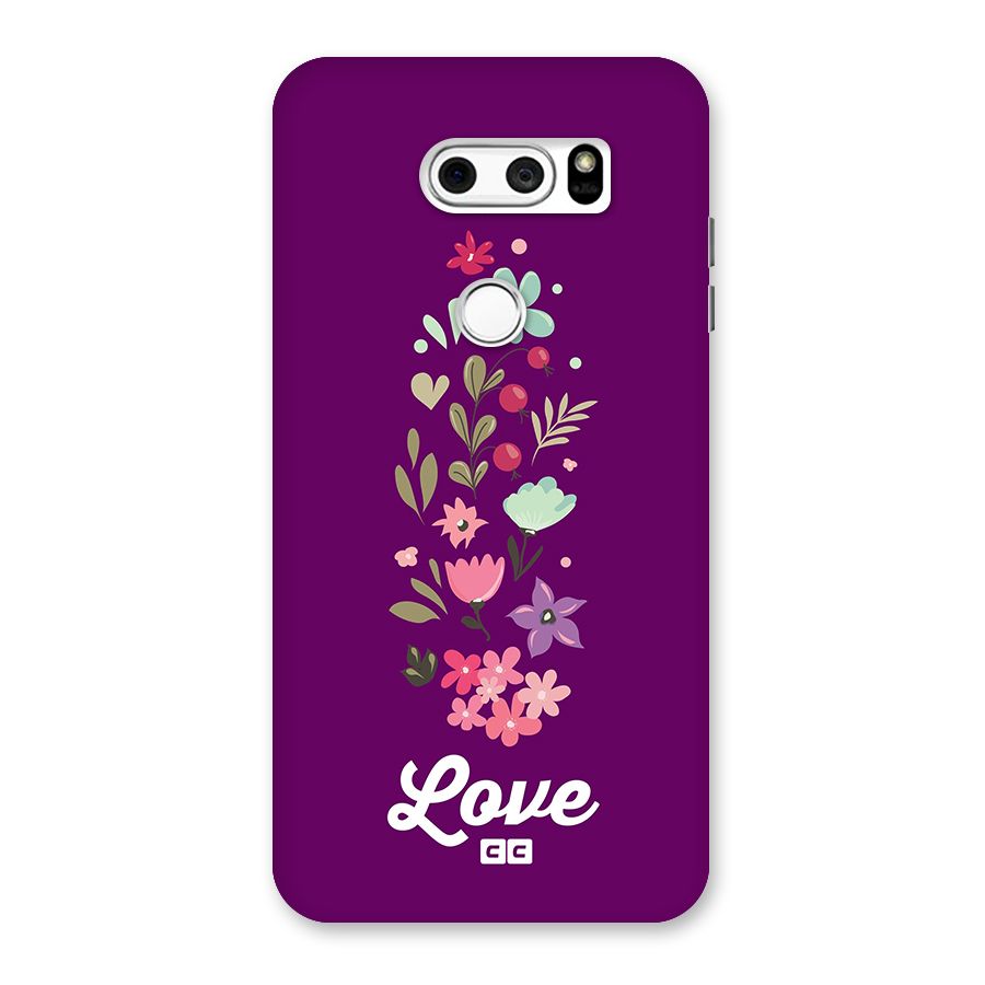 Floral Love Back Case for LG V30