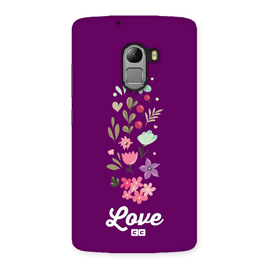 Floral Love Back Case for Lenovo K4 Note