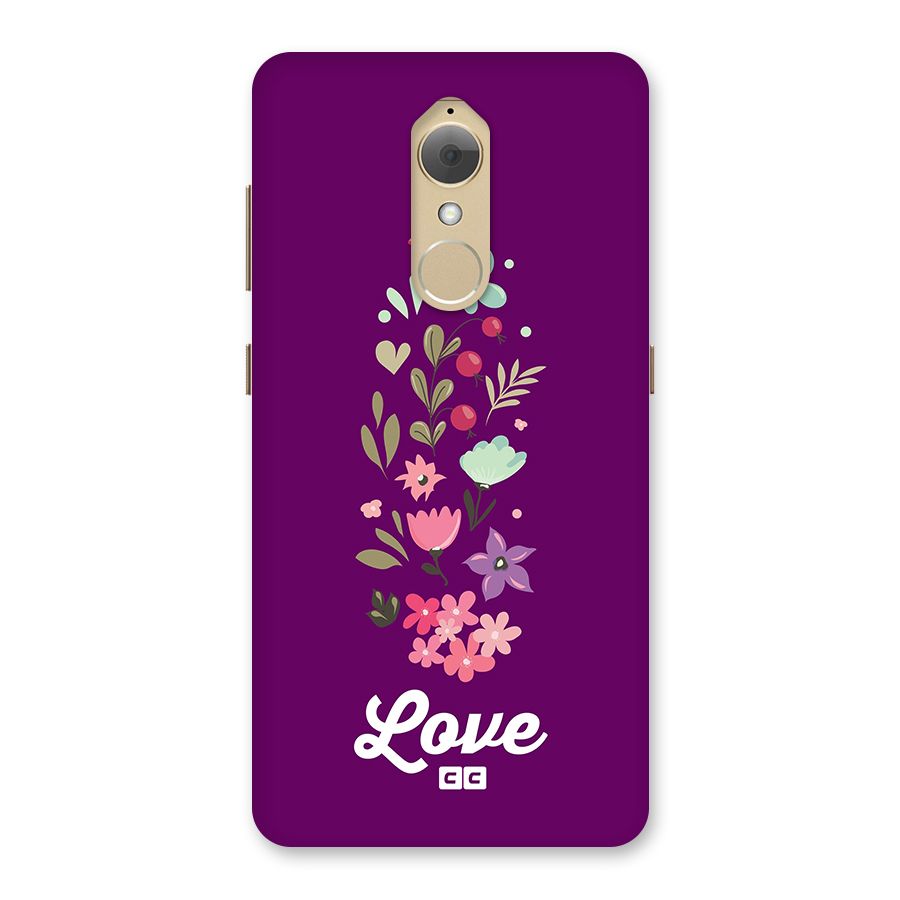 Floral Love Back Case for Lenovo K8