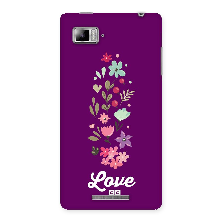 Floral Love Back Case for Lenovo Vibe Z K910