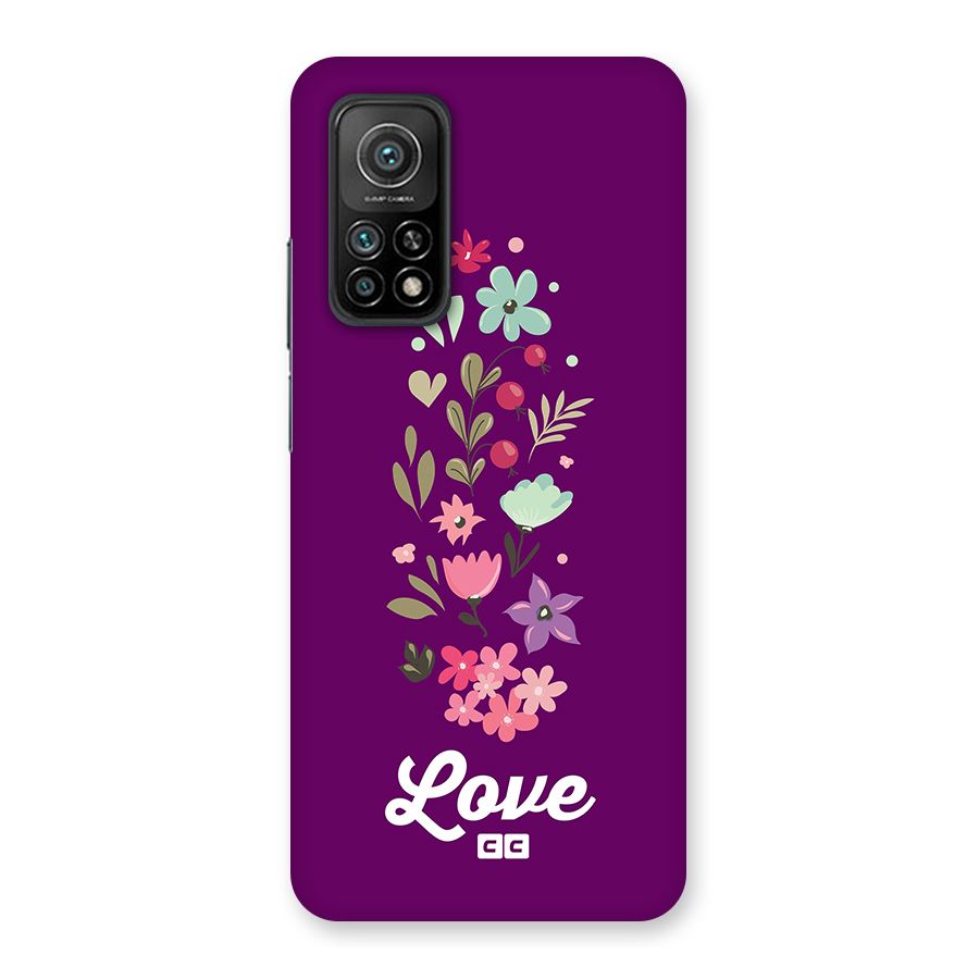 Floral Love Back Case for Mi 10T 5G