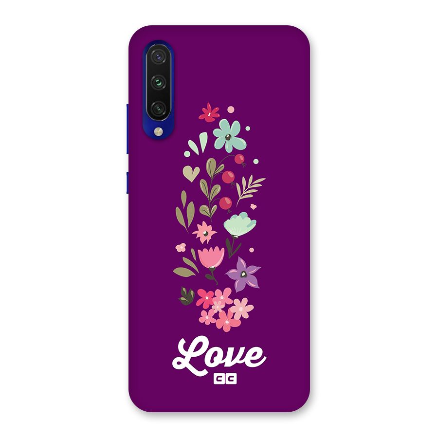 Floral Love Back Case for Mi A3