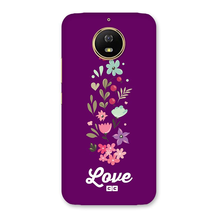 Floral Love Back Case for Moto G5s