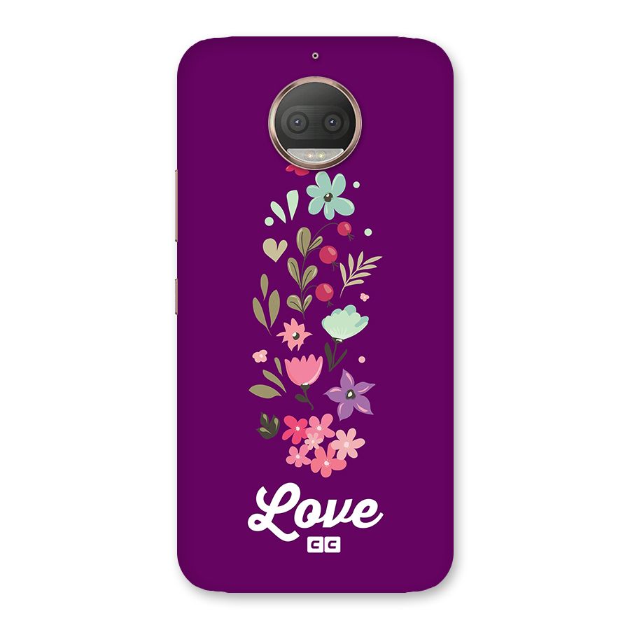 Floral Love Back Case for Moto G5s Plus