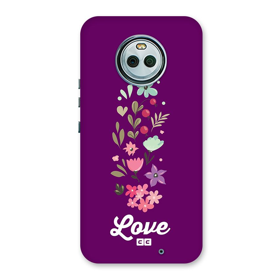 Floral Love Back Case for Moto X4