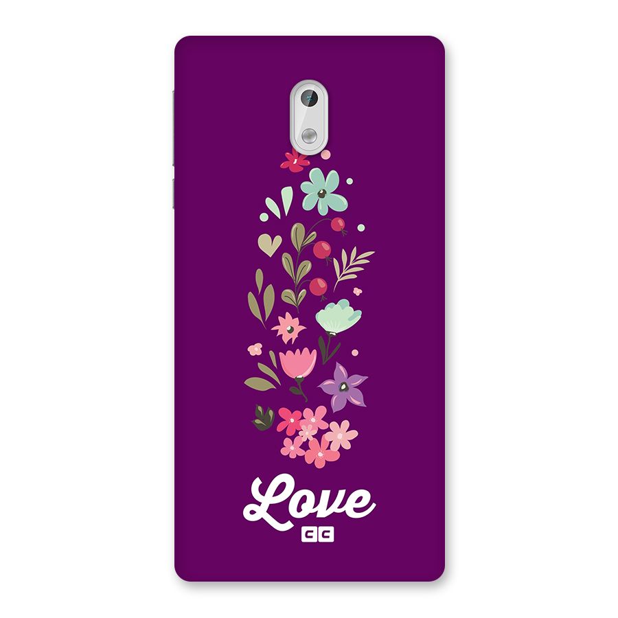 Floral Love Back Case for Nokia 3
