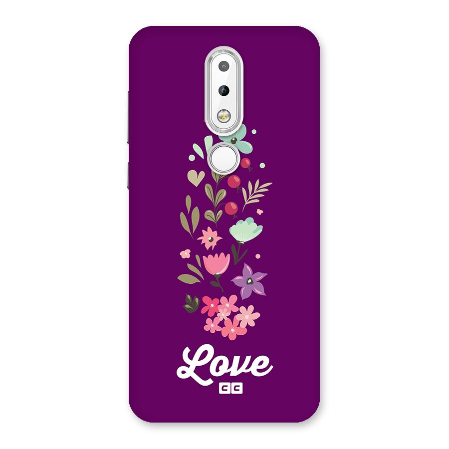 Floral Love Back Case for Nokia 6.1 Plus