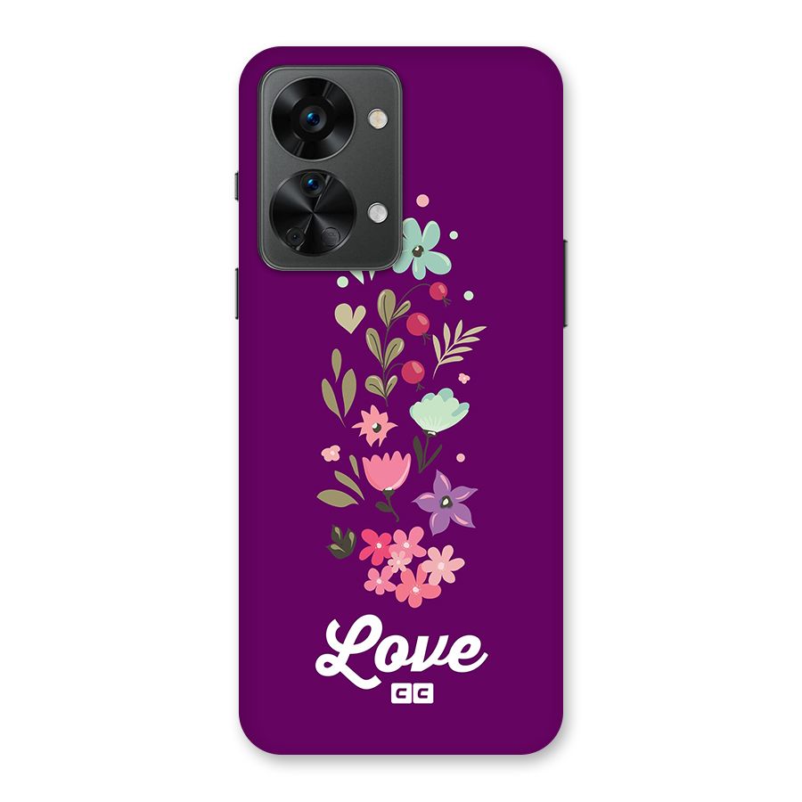 Floral Love Back Case for OnePlus Nord 2T