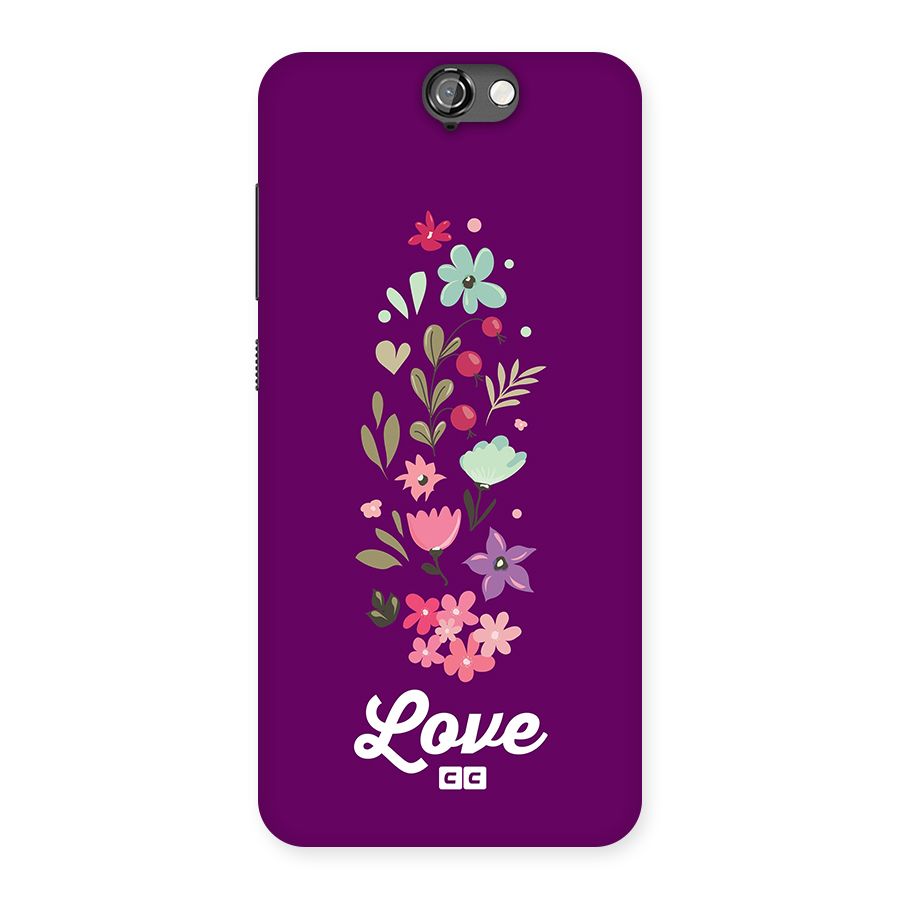 Floral Love Back Case for One A9