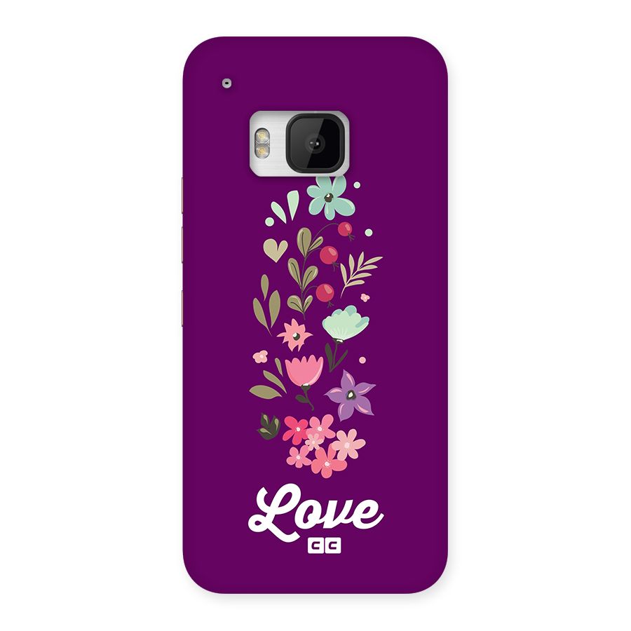 Floral Love Back Case for One M9