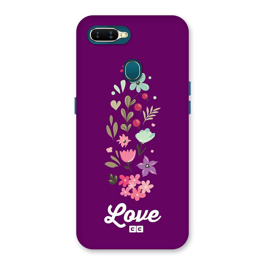 Floral Love Back Case for Oppo A11k