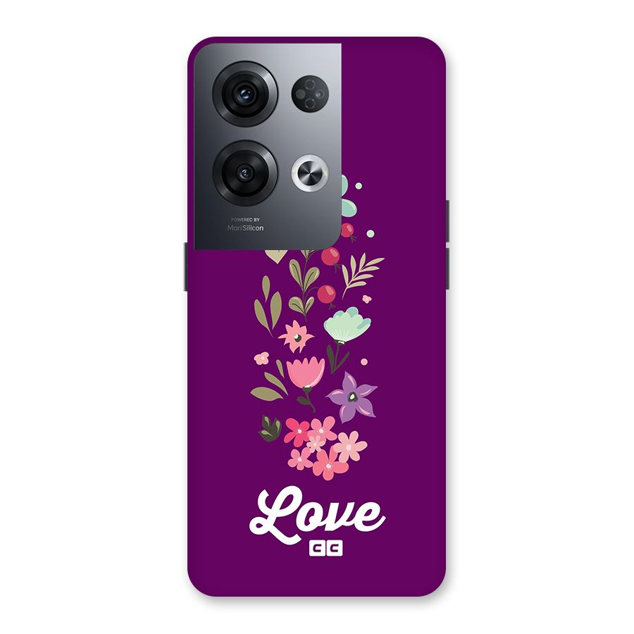 Floral Love Back Case for Oppo Reno8 Pro 5G