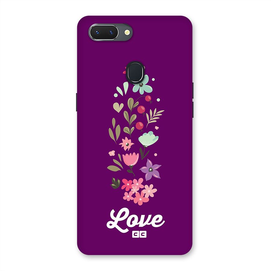 Floral Love Back Case for Realme 2