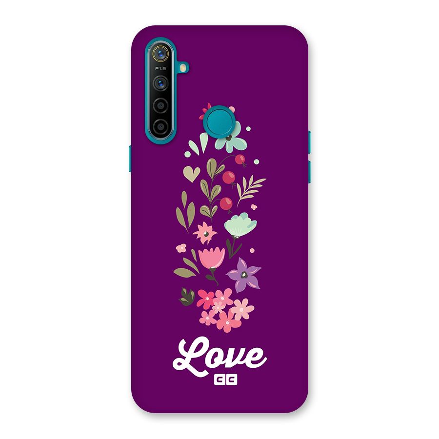 Floral Love Back Case for Realme 5i