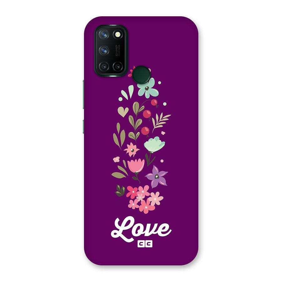 Floral Love Back Case for Realme 7i