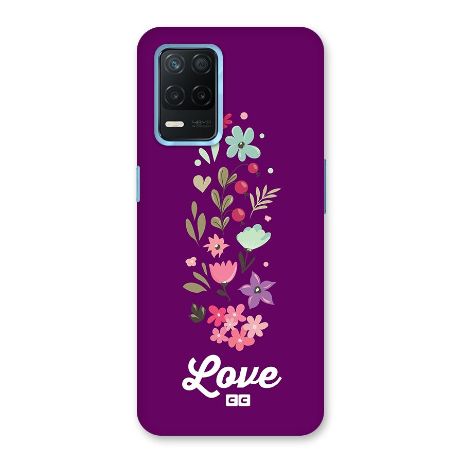 Floral Love Back Case for Realme 8s 5G