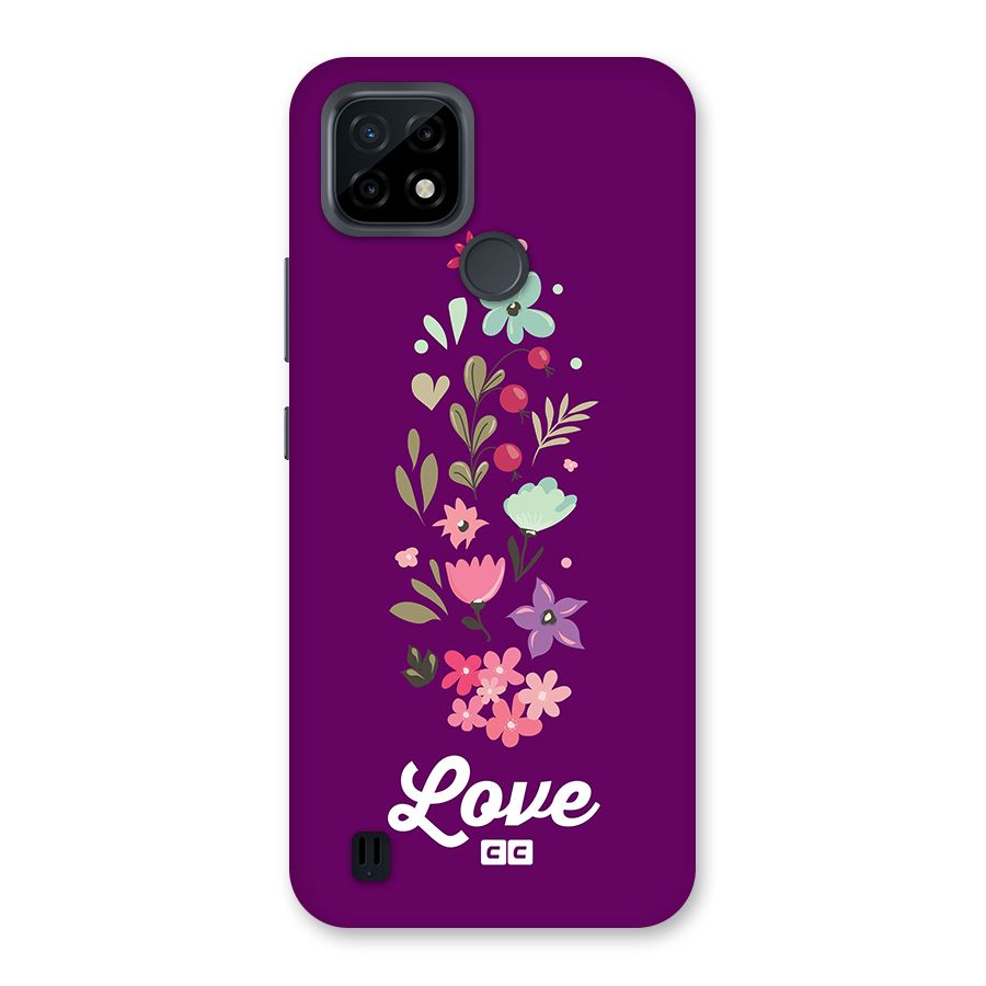 Floral Love Back Case for Realme C21