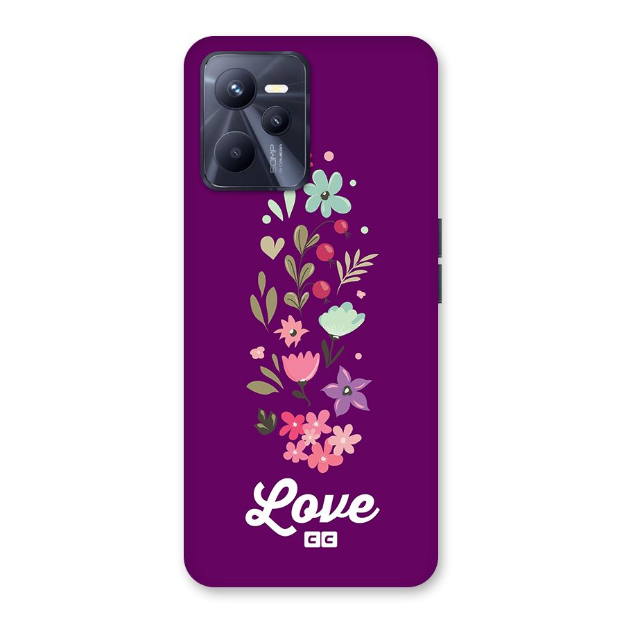 Floral Love Back Case for Realme C35