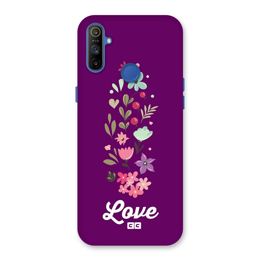Floral Love Back Case for Realme Narzo 10A