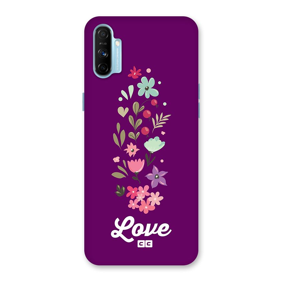 Floral Love Back Case for Realme Narzo 20A
