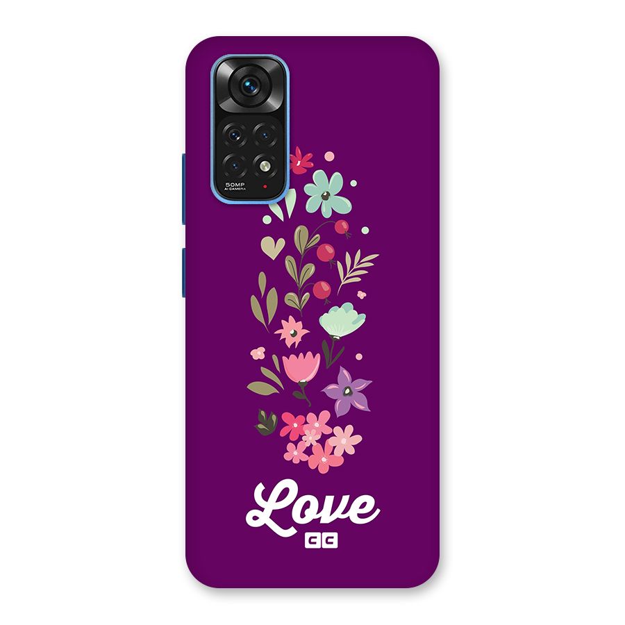 Floral Love Back Case for Redmi Note 11S