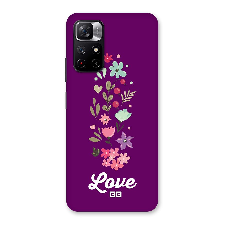 Floral Love Back Case for Redmi Note 11T 5G