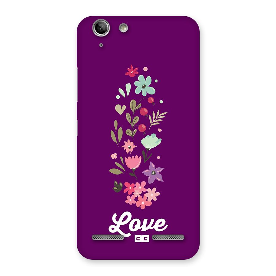 Floral Love Back Case for Vibe K5 Plus