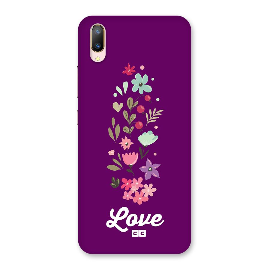 Floral Love Back Case for Vivo V11 Pro