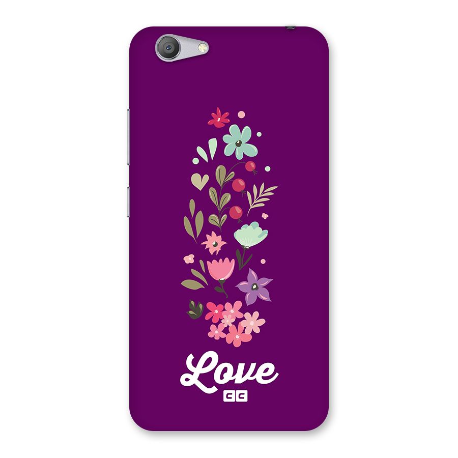 Floral Love Back Case for Vivo Y53