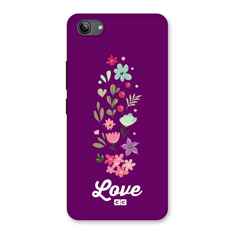 Floral Love Back Case for Vivo Y81i