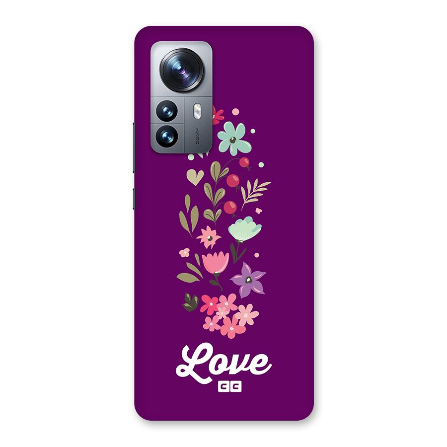Floral Love Back Case for Xiaomi 12 Pro