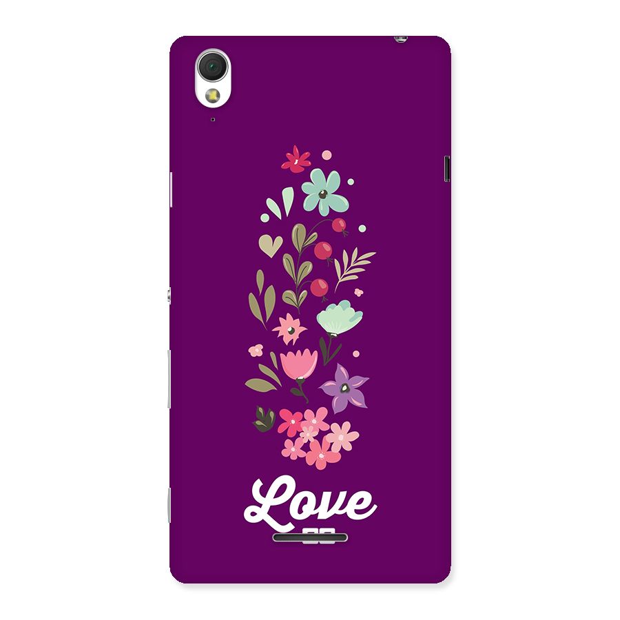 Floral Love Back Case for Xperia T3
