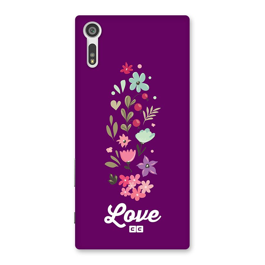 Floral Love Back Case for Xperia XZ
