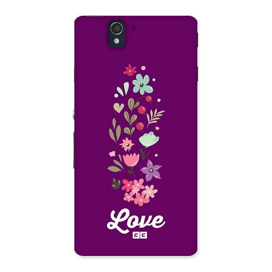 Floral Love Back Case for Xperia Z