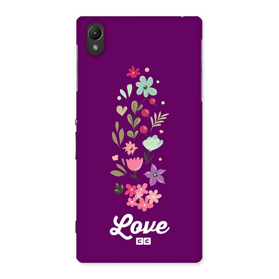 Floral Love Back Case for Xperia Z1
