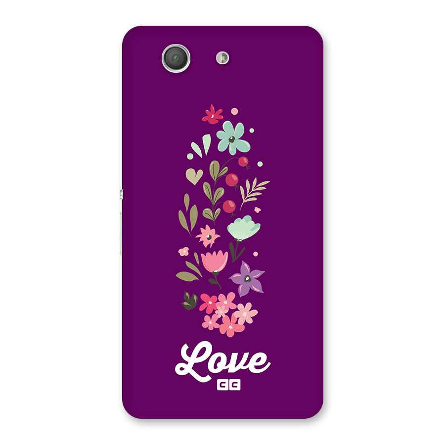 Floral Love Back Case for Xperia Z3 Compact