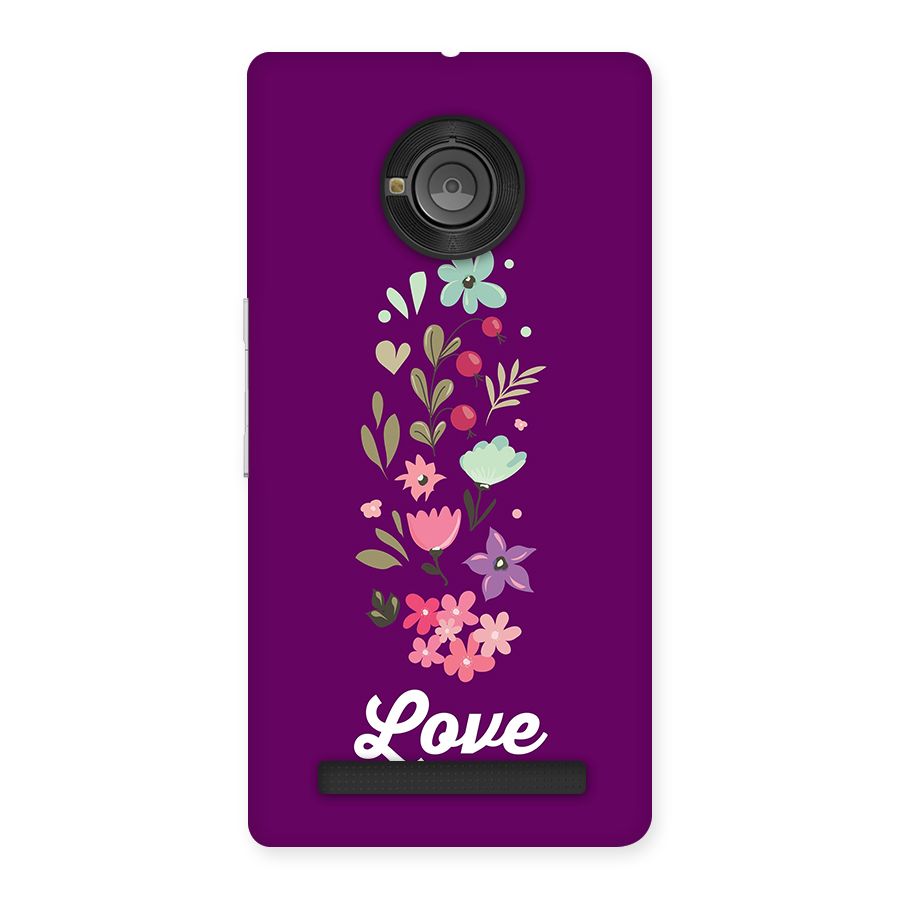 Floral Love Back Case for Yunique