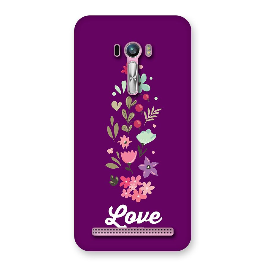 Floral Love Back Case for Zenfone Selfie