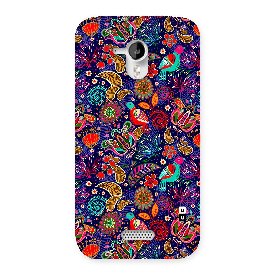 Floral Seamless Pattern Spring Flowers Back Case for Canvas HD A116