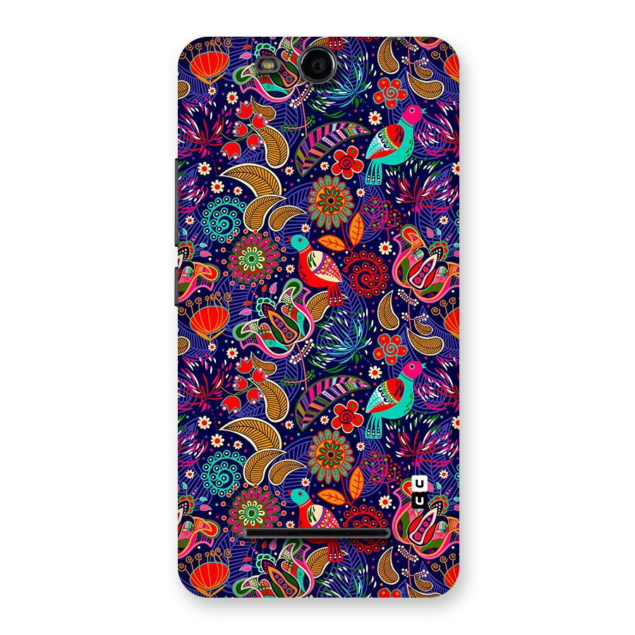 Floral Seamless Pattern Spring Flowers Back Case for Canvas Juice 3 Q392