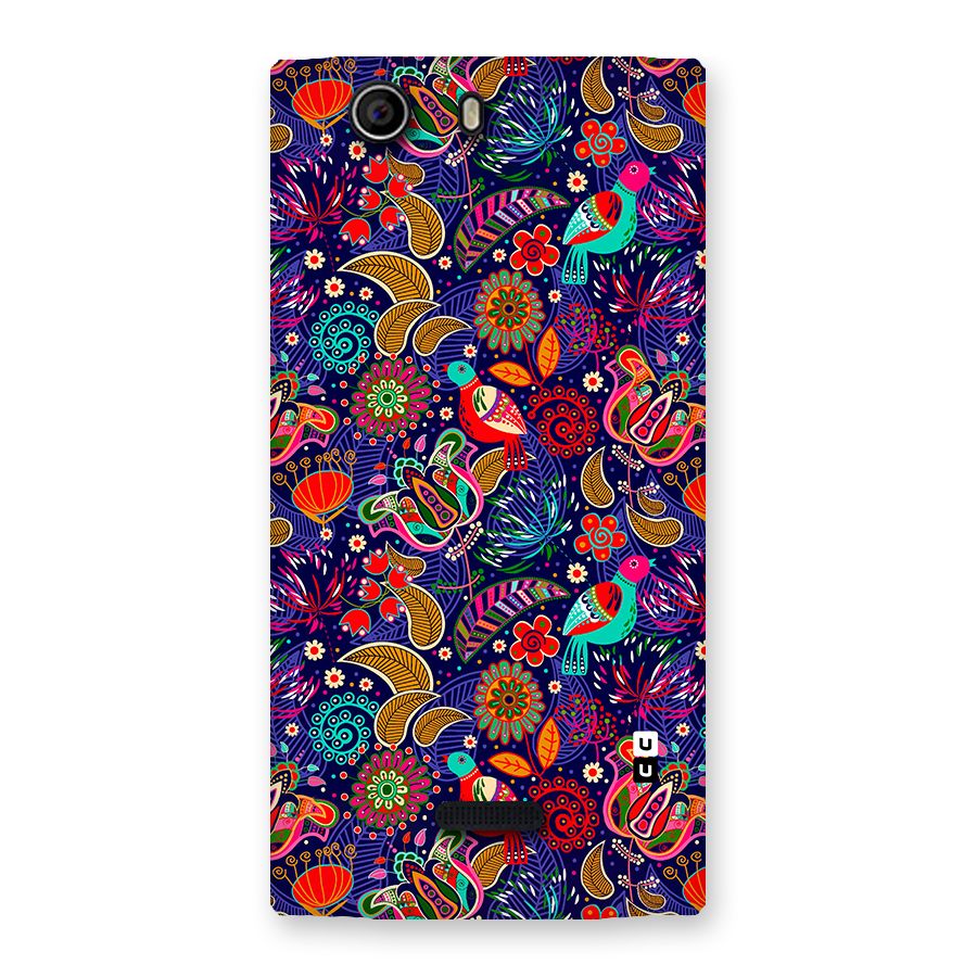 Floral Seamless Pattern Spring Flowers Back Case for Canvas Nitro 2 E311