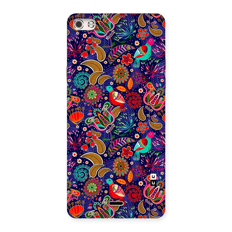 Floral Seamless Pattern Spring Flowers Back Case for Canvas Silver 5