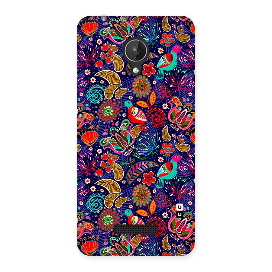 Floral Seamless Pattern Spring Flowers Back Case for Canvas Spark Q380