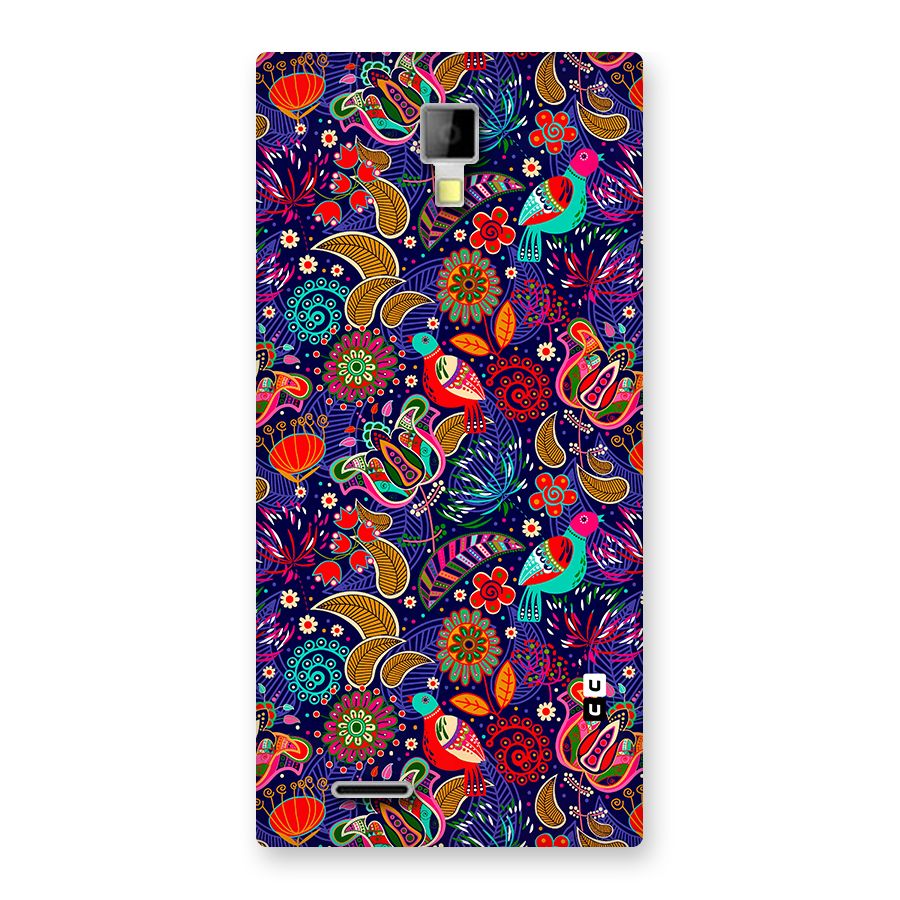 Floral Seamless Pattern Spring Flowers Back Case for Canvas Xpress A99
